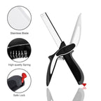 Stainless Steel Cleaver Cutter Knife Blade Side View - Bluenotes Store
