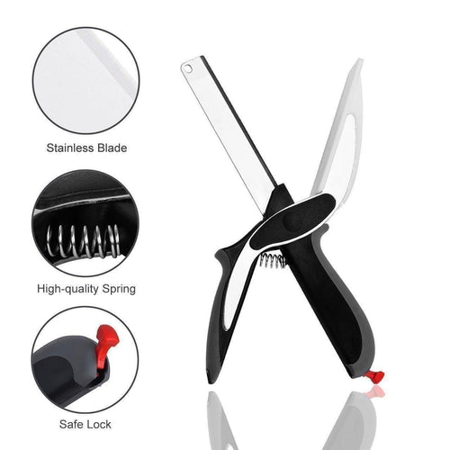 Stainless Steel Cleaver Cutter Knife Blade Side View - Bluenotes Store