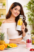 Mini Portable Blender 380ml USB-C Rechargeable Juicer Bottle - Bluenotes Store