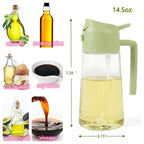 Oil Sprayer Bottle Spraying on Pan Air Fryer Cooking Use - Bluenotes Store