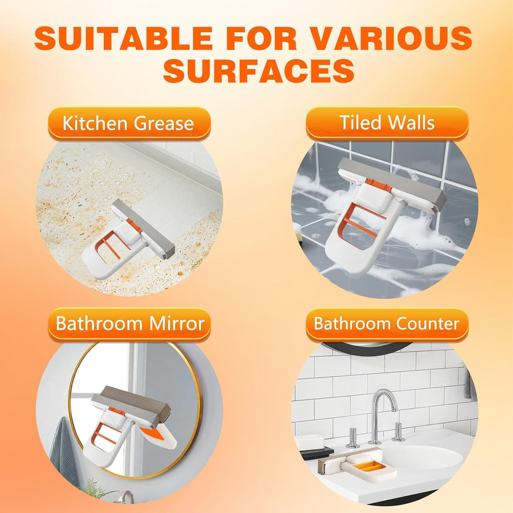 Foldable Mini Kitchen Mop for Wet Dry Floor Cleaning - Bluenotes Store