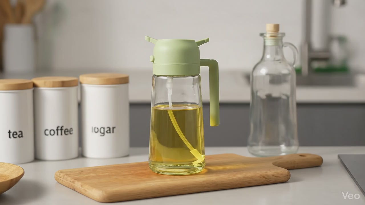 Kitchen Oil Sprayer Bottle for Salad BBQ Cooking 500ml - Bluenotes Store